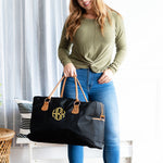 Load image into Gallery viewer, Travel Bag - Black Nylon