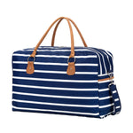Load image into Gallery viewer, Travel Bag - Navy Stripes