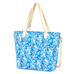 Load image into Gallery viewer, Travel Tote - Blue Pineapples