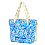 Load image into Gallery viewer, Travel Tote - Blue Pineapples