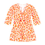 Load image into Gallery viewer, Women's Tunic --- Orange & Pink Spots