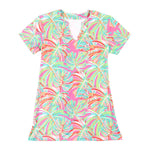 Load image into Gallery viewer, Short Sleeve - Summer Women's Dress - Tropical Flowers