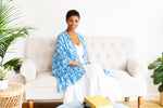 Load image into Gallery viewer, Women's Top --- Blue Pineapples