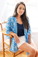 Load image into Gallery viewer, Women's Top --- Blue Pineapples