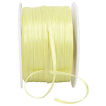Load image into Gallery viewer, Double Face Satin Ribbon -- Maize Color --- Various Sizes