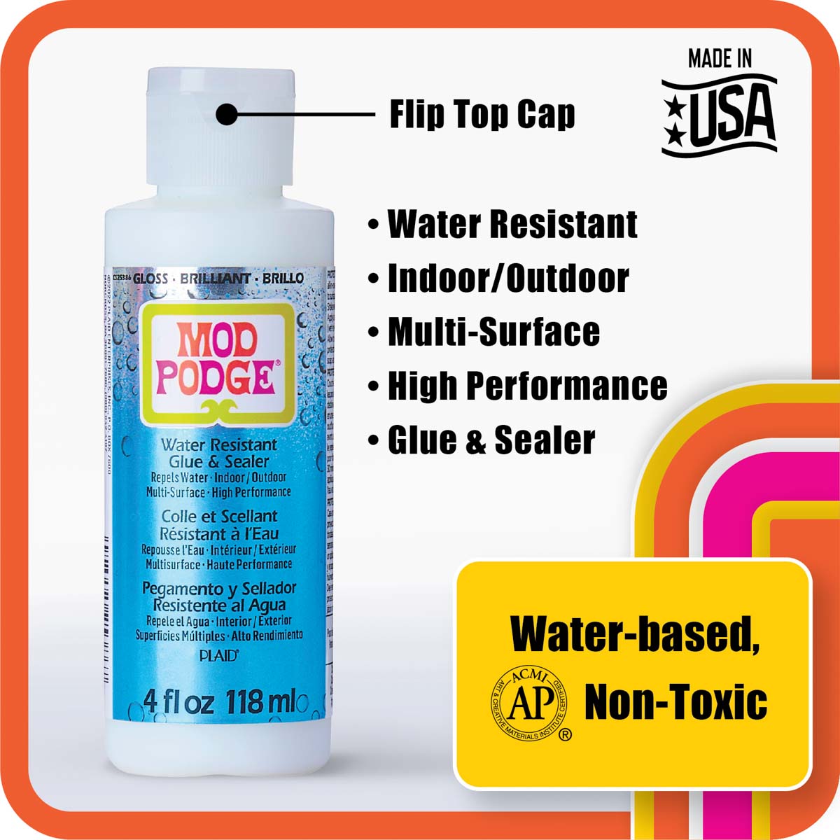 Mod Podge®  Water Resistant -- Gloss Finish