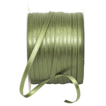 Load image into Gallery viewer, Double Face Satin Ribbon -- Moss Color --- Various Sizes