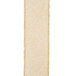 Load image into Gallery viewer, Web Natural Wire Edge Ribbon -- Various Sizes --- Natural Color