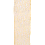 Load image into Gallery viewer, Web Natural Wire Edge Ribbon -- Various Sizes --- Natural Color