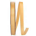 Load image into Gallery viewer, Double Face Satin Ribbon -- Old Gold Color --- Various Sizes