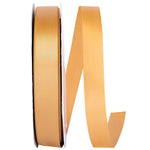 Load image into Gallery viewer, Double Face Satin Ribbon -- Old Gold Color --- Various Sizes