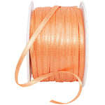 Load image into Gallery viewer, Double Face Satin Ribbon -- Peach Color --- Various Sizes