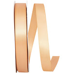 Load image into Gallery viewer, Double Face Satin Ribbon -- Peach Color --- Various Sizes