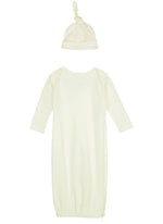 Load image into Gallery viewer, Baby Embroidery Sleep Gown Blank Set, Pearl Color