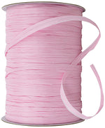 Load image into Gallery viewer, Premium - Matte Finish Raffia Ribbon --- 1/4in x 100 yards --- Pink Color