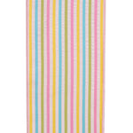Load image into Gallery viewer, Easter Ribbons -- Candy Stripe Seersucker Decor Wired Edge Ribbon -- Various Sizes --- Pink Color