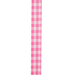 Load image into Gallery viewer, Easter Ribbons -- Great Gingham Wire Edge Ribbon -- Pink Color -- Various Sizes