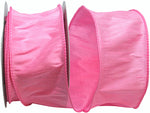 Load image into Gallery viewer, Florist Basics -- Dupioni Supreme Wired Edge Ribbon -- Pink Color - Various Sizes