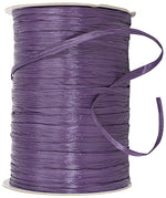 Load image into Gallery viewer, Premium - Matte Finish Raffia Ribbon --- 1/4in x 100 yards --- Plum Color