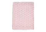 Load image into Gallery viewer, Pointelle Baby Blanket -- 30 x 40 in - Pink Color
