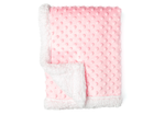 Load image into Gallery viewer, Popcorn Sherpa Baby Blanket -- 30 x 40 in - Pink Color