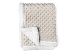 Load image into Gallery viewer, Popcorn Sherpa Baby Blanket -- 30 x 40 in - Grey Color