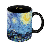 Load image into Gallery viewer, Porcelain Coffee Mug, 11oz., "Starry Night" by Vincent Van Gogh