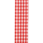 Load image into Gallery viewer, Easter Ribbons -- Great Gingham Wire Edge Ribbon -- Red Color -- Various Sizes