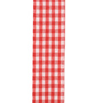 Load image into Gallery viewer, Easter Ribbons -- Great Gingham Wire Edge Ribbon -- Red Color -- Various Sizes