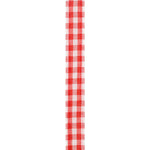 Load image into Gallery viewer, Easter Ribbons -- Great Gingham Wire Edge Ribbon -- Red Color -- Various Sizes