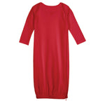 Load image into Gallery viewer, Baby Embroidery Sleep Gown Blank Set, Red Color