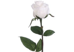 Load image into Gallery viewer, 17.5 in --- White Color --- Rose Bud Spray -- Artificial Flower