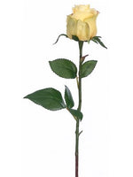 Load image into Gallery viewer, 17.5 in --- Yellow Color - Rose Bud Spray Artificial Flower