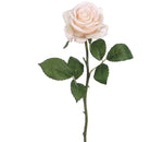 Load image into Gallery viewer, 17.5 in --- Pastel Apricot Color - Open Rose Bud Spray - Artificial Flower
