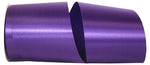 Load image into Gallery viewer, Florist Basics -- Acetate / Satin Supreme Cooler Ribbon -- Regal Purple Color --- Various Sizes