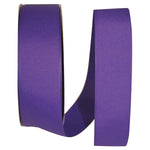 Load image into Gallery viewer, Grosgrain Texture Ribbon -- Regal Purple Color --- Various Sizes
