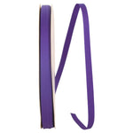 Load image into Gallery viewer, Grosgrain Texture Ribbon -- Regal Purple Color --- Various Sizes