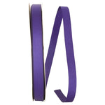 Load image into Gallery viewer, Grosgrain Texture Ribbon -- Regal Purple Color --- Various Sizes