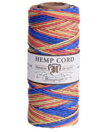Load image into Gallery viewer, #20 -- (1 mm) -- Variegated Hemp Cord Spools -- Various Colors by Hemptique®