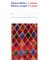 Load image into Gallery viewer, 5 yards --- 4 inch -- Diamond Velvet (Wine) Jewel Deluxe Wired Edge - Christmas Ribbon