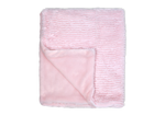 Load image into Gallery viewer, Ridge Plush Baby Blanket -- 30 x 36 in - Pink Color