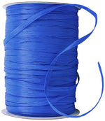 Load image into Gallery viewer, Premium - Matte Finish Raffia Ribbon --- 1/4in x 100 yards --- Royal Color