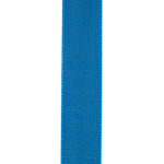 Load image into Gallery viewer, Close-up of the Royal Dupioni Supreme ribbon showcasing the slubbed faux silk weave and matching stitched wired edge for professional bow making.