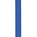 Load image into Gallery viewer, Reverse side of the Florist Basics Dupioni Supreme Royal ribbon highlighting the durable polyester weave and neatly stitched wired edge construction.