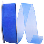 Load image into Gallery viewer, Chiffon Mono Sheer Ribbon -- Royal Color --- Various Sizes