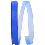 Load image into Gallery viewer, Chiffon Mono Sheer Ribbon -- Royal Color --- Various Sizes