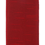 Load image into Gallery viewer, Back side of the extra-wide Florist Basics Scarlet Dupioni ribbon displaying the durable polyester fabric and reinforced wired edge finish.