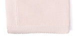 Load image into Gallery viewer, Knit Baby Blanket (with border) - 100% Cotton - 30 x 40 in, Pink Color