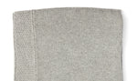 Load image into Gallery viewer, Knit Baby Blanket (with border) - 100% Cotton - 30 x 40 in, Grey Color