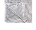 Load image into Gallery viewer, Ridge Plush Baby Blanket -- 30 x 36 in - Grey Color